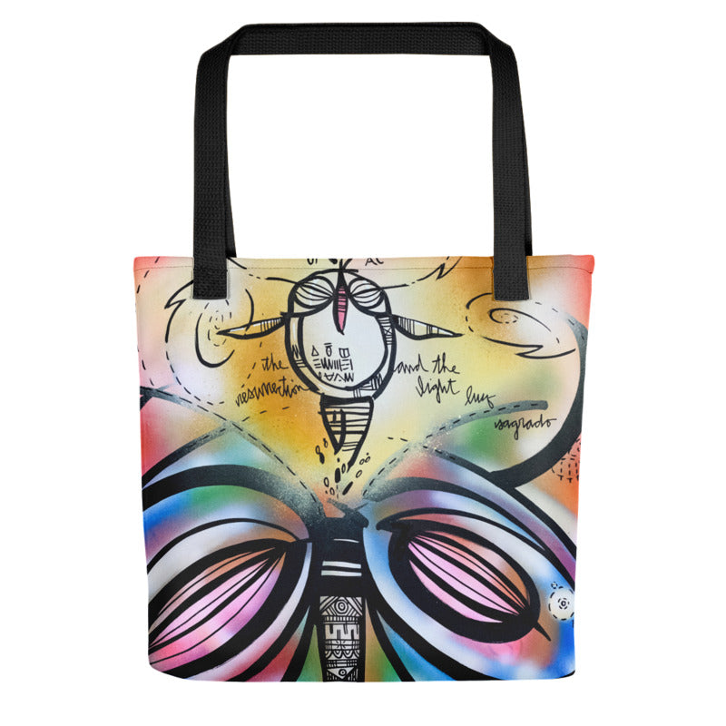 The Resurrection & The Light – Lebo Tote bag